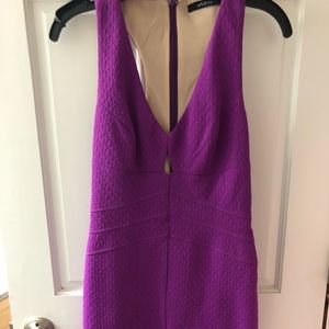 Purple cocktail dress